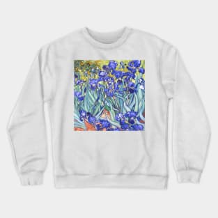 Vincent Van Gogh Irises Crewneck Sweatshirt
